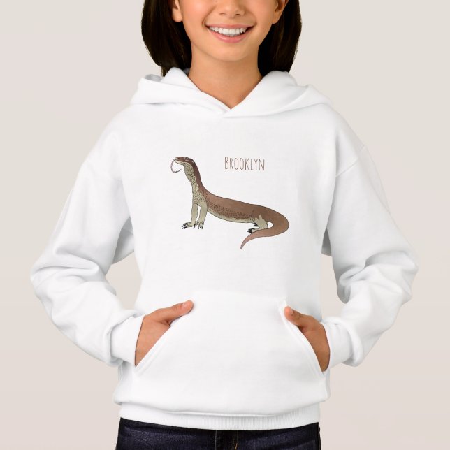 Camiseta Monitor de desenho de lagarto (Frente)