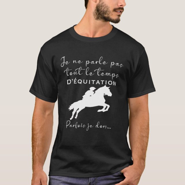 Camiseta Monitor de Montaria de Humour Riders (Frente)