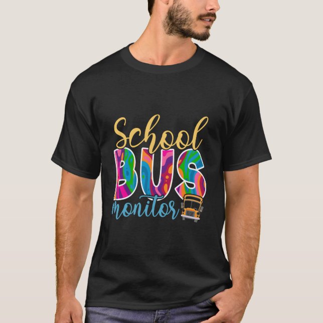 Camiseta Monitor de Ônibus Escolar (Frente)