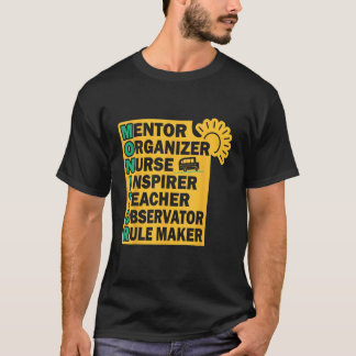 Camiseta Monitor motivational quote school bus aide