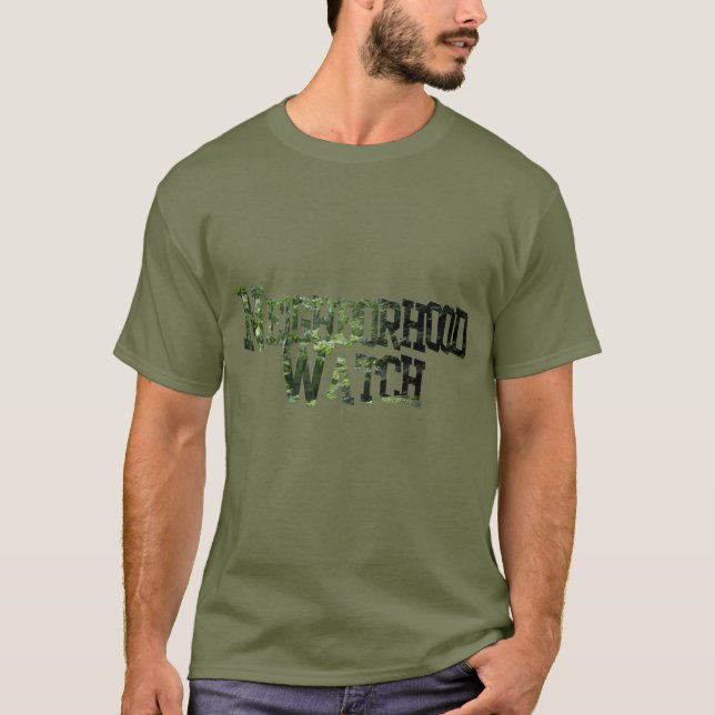 Camiseta Monitoramento de Vizinhança (Frente)