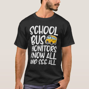 Camiseta Monitores De Barramento Escolar, Conheça Tudo E Ve