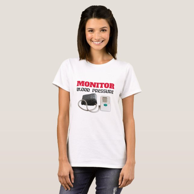 Camiseta Monitorização da pressão arterial (Frente Completa)