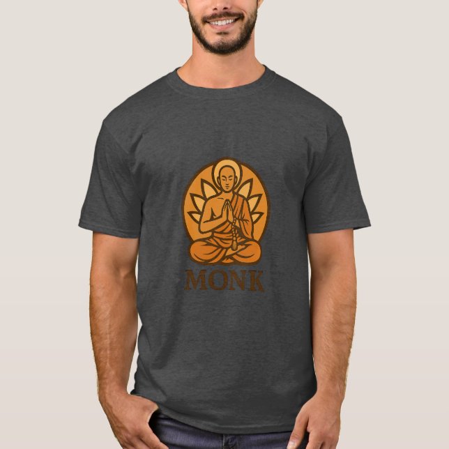 Camiseta Monk — Disciplina, Espírito e Poder Interior (Frente)