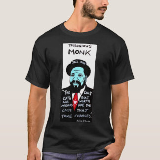 Camiseta Monk Jazz Folk Art Classic T-Shirt.png