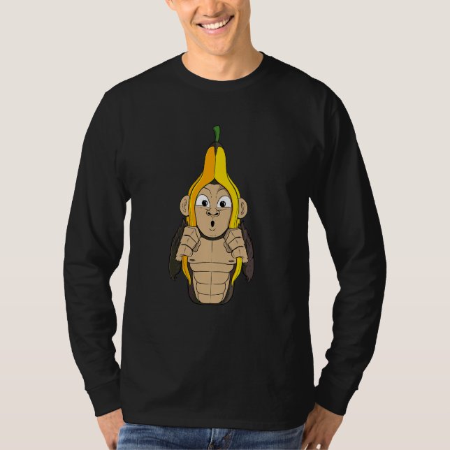 Camiseta Monkey Banana Humor (Frente)