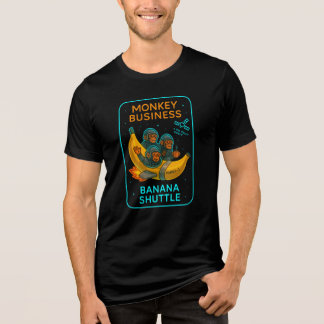 Camiseta Monkey Business Banana Shuttle Shirt – Funny Space