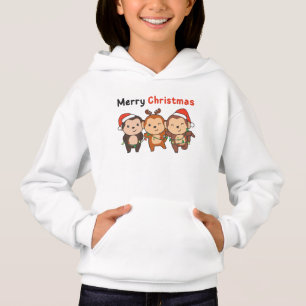 Camiseta Monkey Christmas Animals Monkeys Merry Christmas