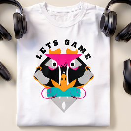 Camiseta Monkey Gaming Rosa