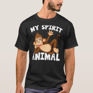 Camiseta Monkey Gorilla My Spirit Animal Forest Anima
