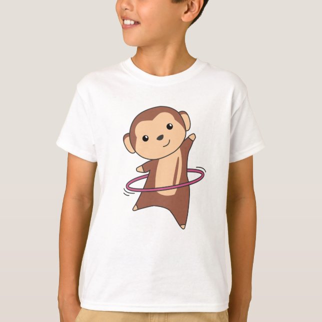 Camiseta Monkey Hullern Funny Dancing Sport Huller Tires (Frente)