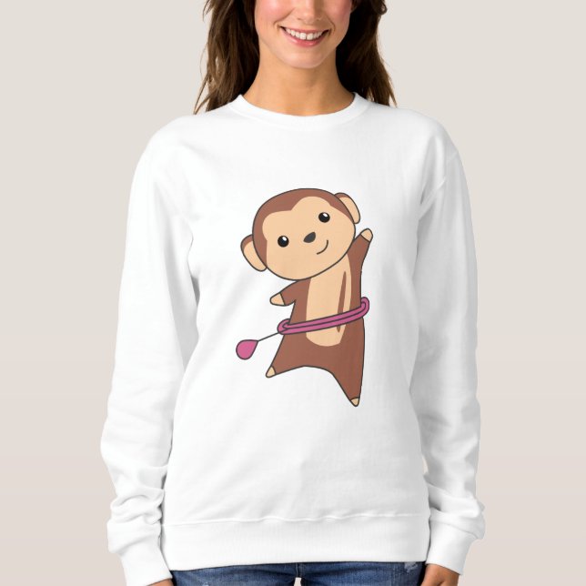 Camiseta Monkey Hullern Funny Dancing Sport Huller Tires (Frente)