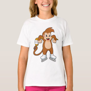 Camiseta Monkey Ice Hóquei no Gelo