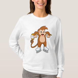Camiseta Monkey Ice Hóquei no Gelo