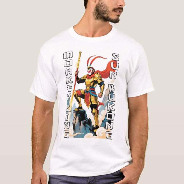 Camiseta Monkey King Comic Men White (Frente)