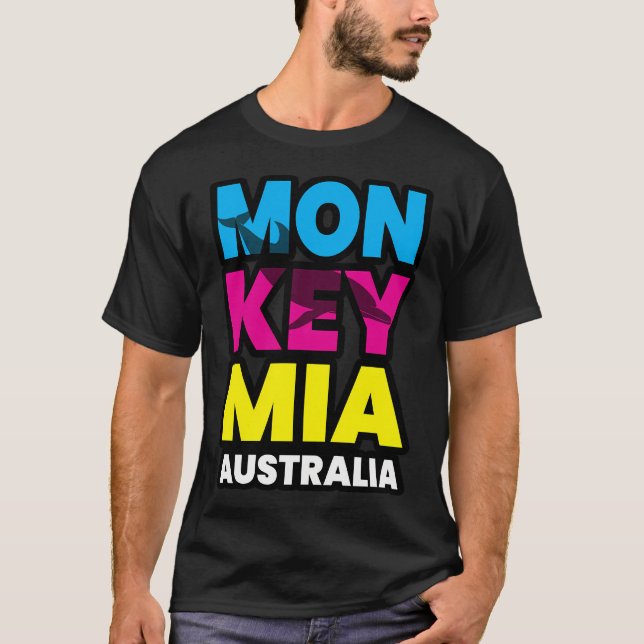 Camiseta Monkey Mia Austrália West Australian Dolphin Beach (Frente)