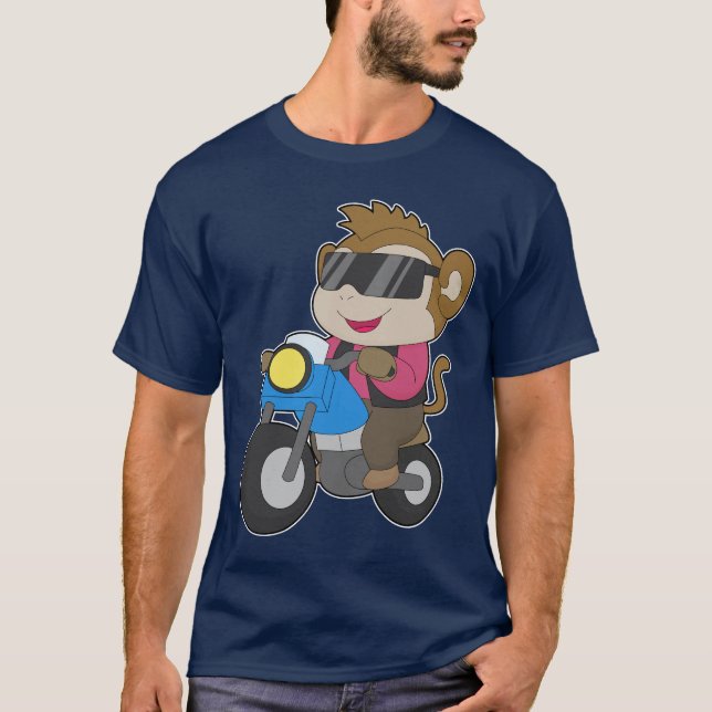 Camiseta Monkey Motorcycle (Frente)