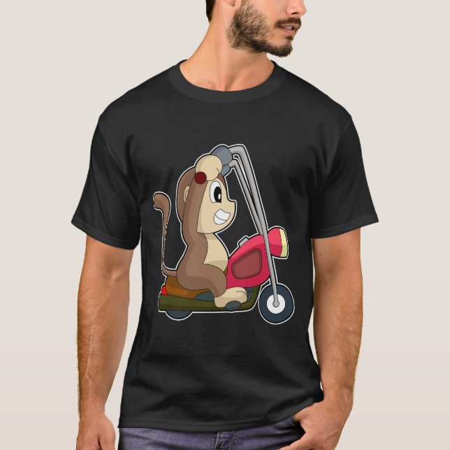 Camiseta Monkey Motorcycle (Frente)