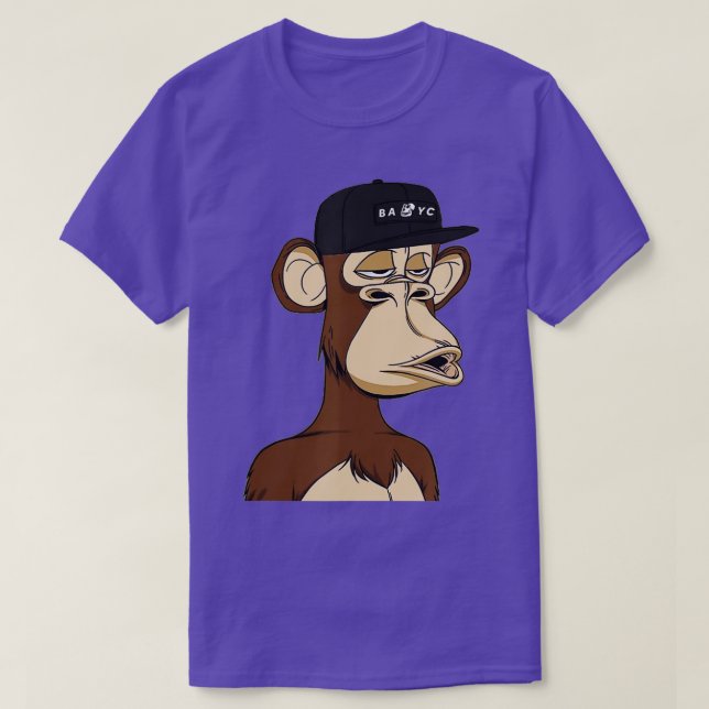 Camiseta Monkey NFTs Novelty  Sarcastic Funny  - 1  (Frente do Design)