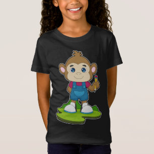 Camiseta Monkey Pencil School
