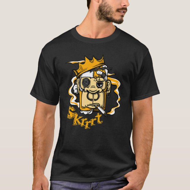 Camiseta Monkey Skrrt OG Yellow Toe 1s Matching (Frente)