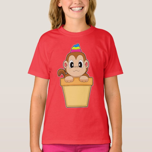 Camiseta Monkey Sundae (Frente)