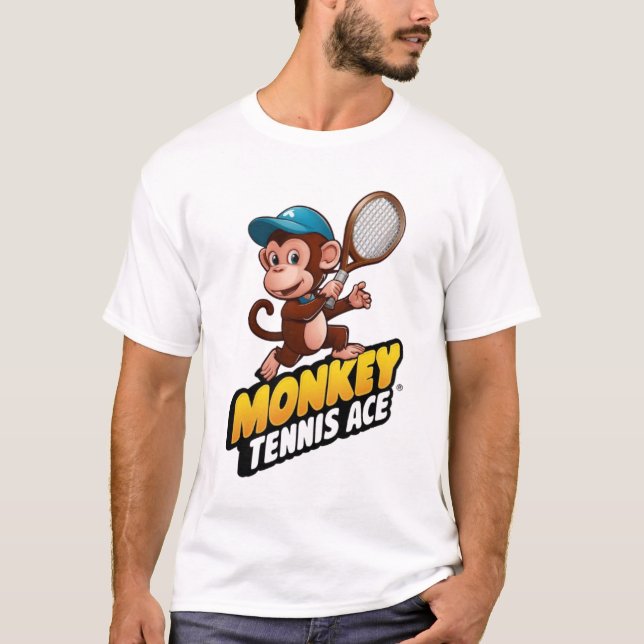 Camiseta MONKEY TENNIS ACET (Frente)
