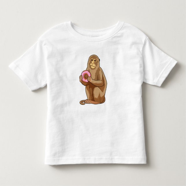 Camiseta Monkey with Donut (Frente)