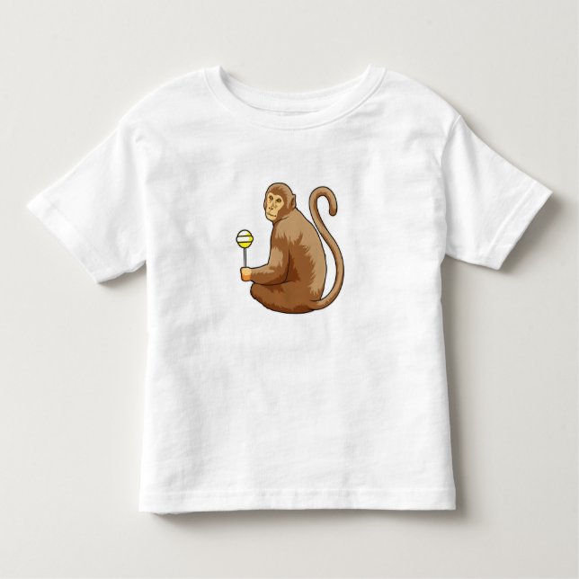 Camiseta Monkey with Lollipop (Frente)