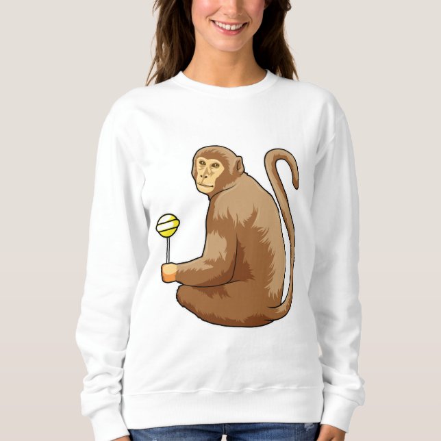 Camiseta Monkey with Lollipop (Frente)