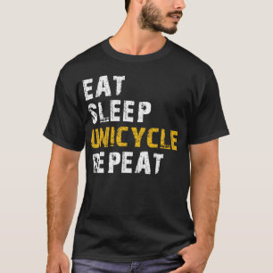 Camiseta monociclo de repouso