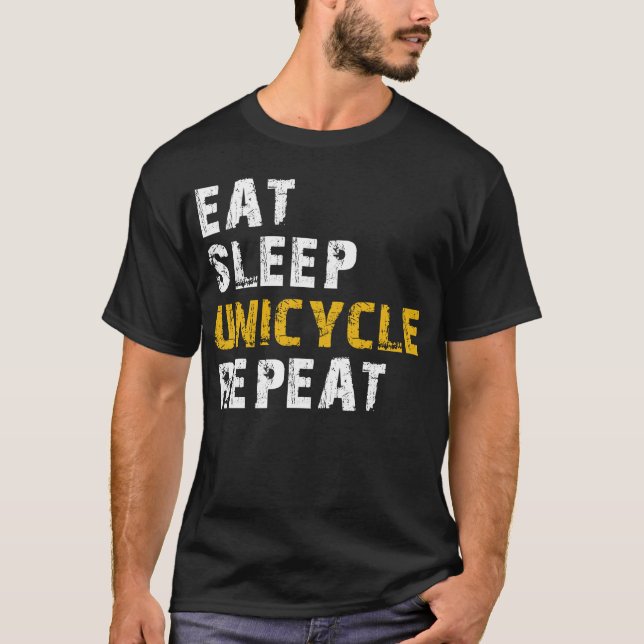 Camiseta monociclo de repouso (Frente)