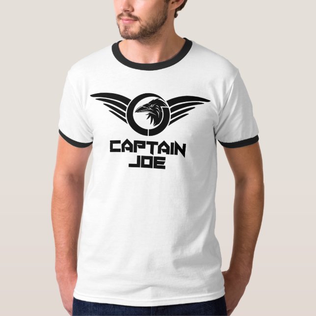 Camiseta Monocromática do Capitão Joe Men (Frente)