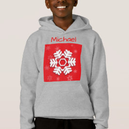 Camiseta Monograma 20XX Olá Floco de neve de inverno