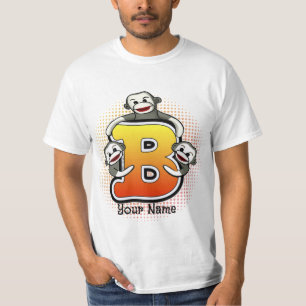Camiseta Monograma B Sock Monkey T Shirt
