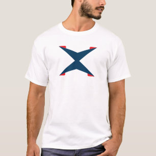 Camiseta Monograma Clássico com Letra X