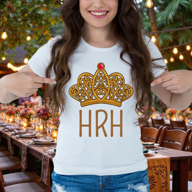 Camiseta Monograma Coroa Rainha (Criador carregado)