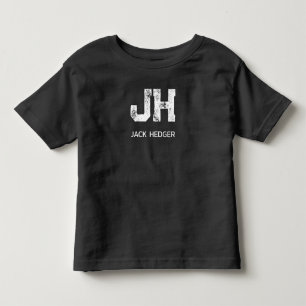 CAMISETA MONOGRAMA DE DUAS LETRAS BRANCO MINIMALISTA NOME P