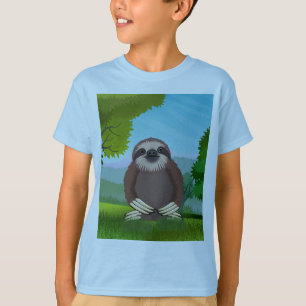 Camiseta Monograma de Lama Cuta Sorridente