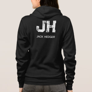 CAMISETA MONOGRAMA DE NOME DE DUAS LETRAS BRANCO MINIMALIST