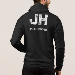 CAMISETA MONOGRAMA DE NOME DE DUAS LETRAS BRANCO MINIMALIST