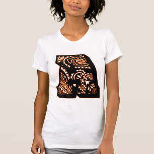 Camiseta Monograma de Paisley - A
