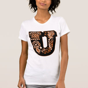 Camiseta Monograma de Paisley - U