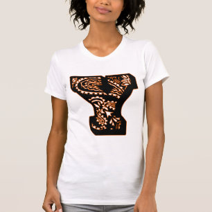 Camiseta Monograma de Paisley - Y