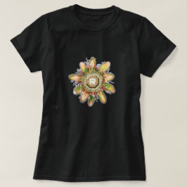 Camiseta Monograma de Passionflower Personalizável