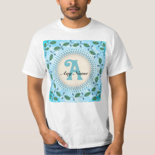 Camiseta monograma de pavão
