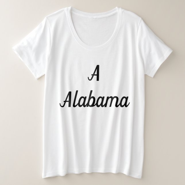 Camiseta Monograma do Alabama (Frente do Design)