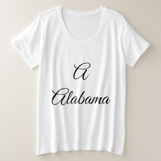 Camiseta Monograma do Alabama (Frente do Design)