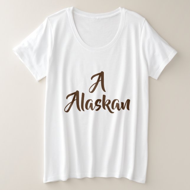 Camiseta Monograma do Alasca (Frente do Design)