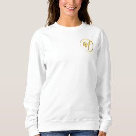 Camiseta Monograma Dourado